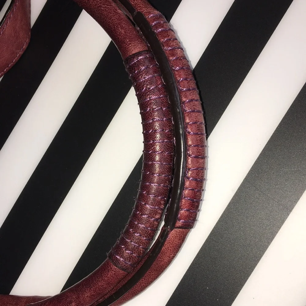 Vintage Juicy Couture purple leather purse. - Picture 7 of 16